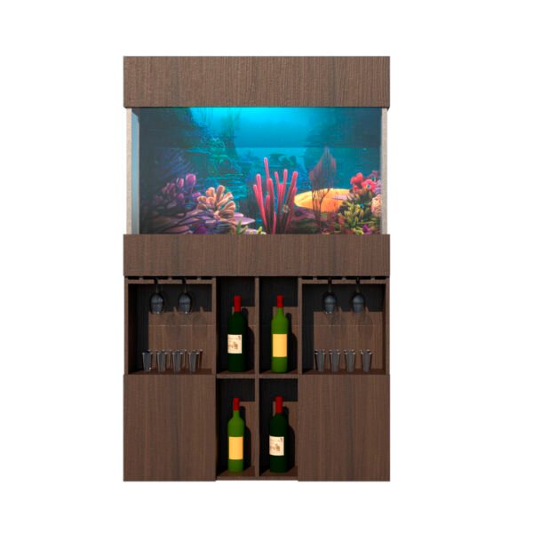 Acuario con Mueble Licorera – Diseños Personalizados - Imagen 4