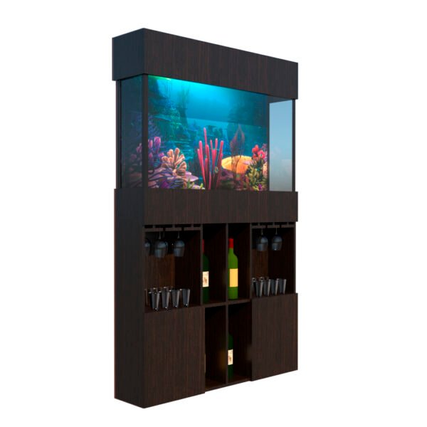 Acuario con Mueble Licorera – Diseños Personalizados - Imagen 5