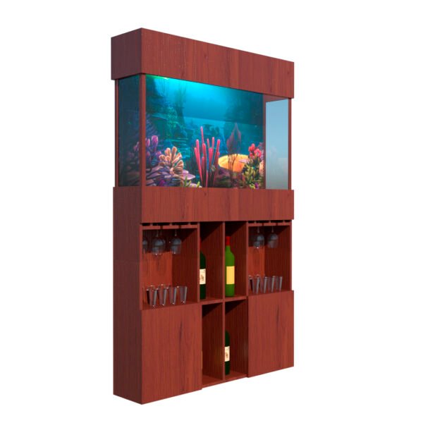Acuario con Mueble Licorera – Diseños Personalizados - Imagen 3